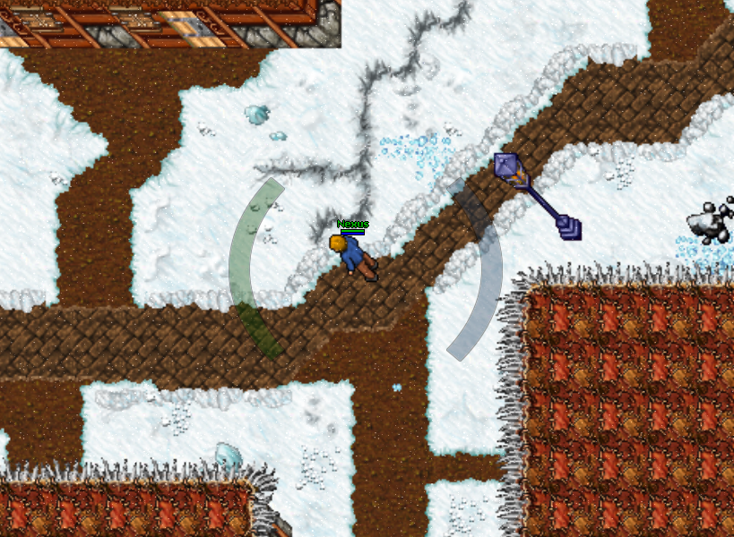 Snowing in the icy regions!